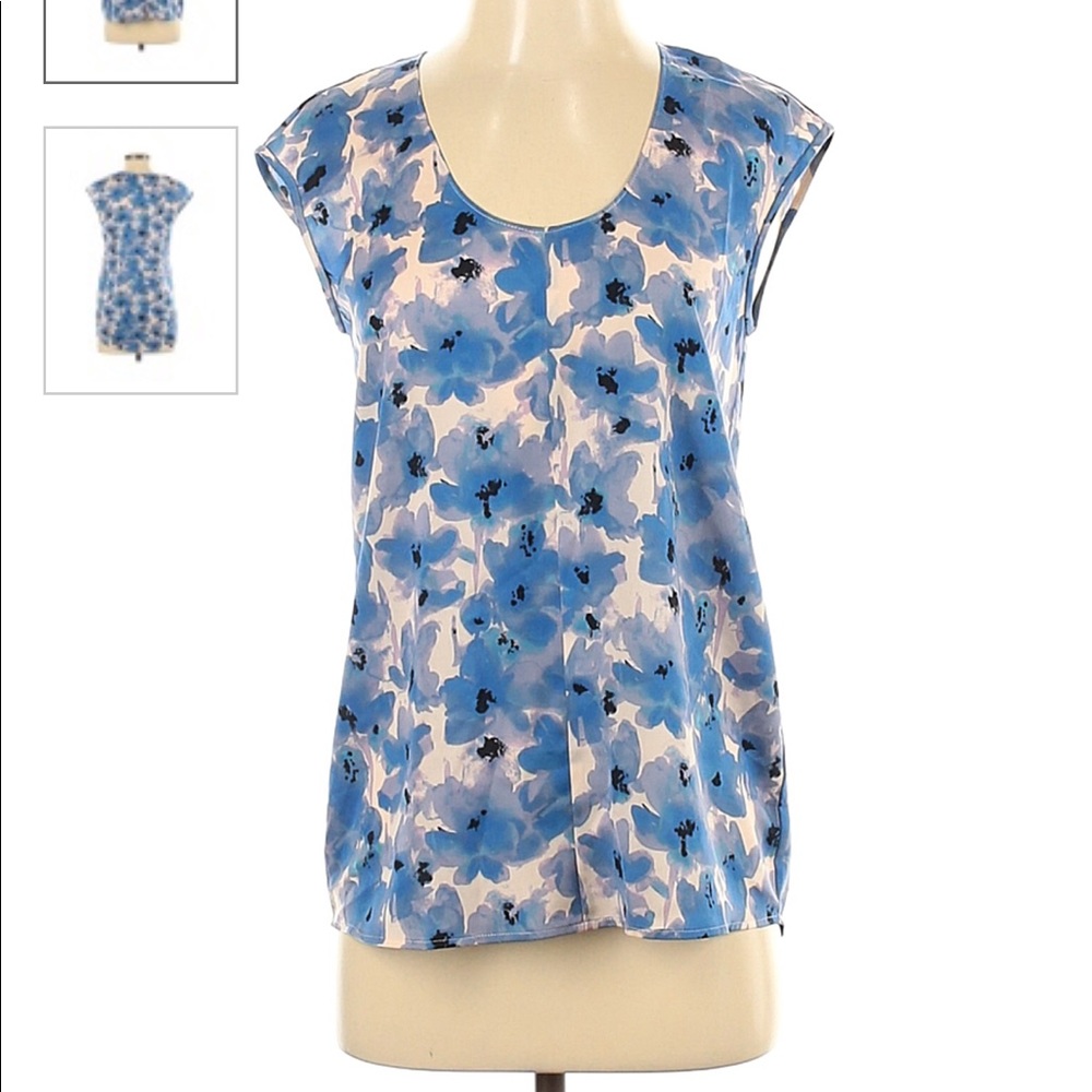Floral J Crew blouse